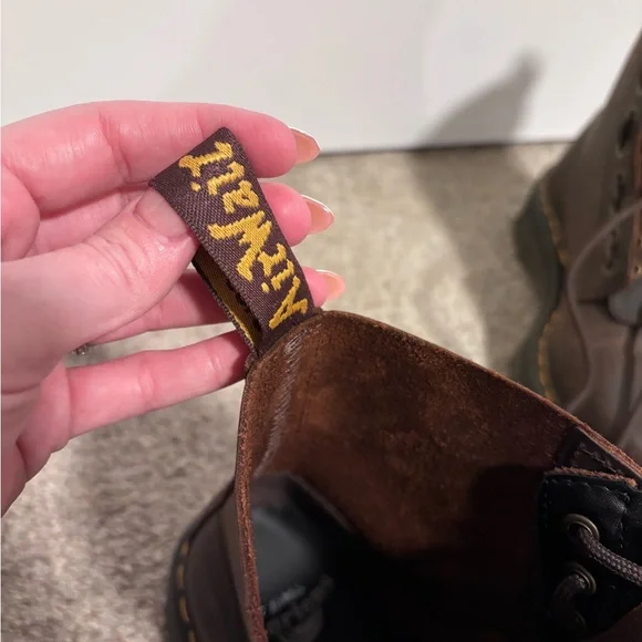 Dr. Martens Jayden Platform Brown Leather Women's size 39/8 - Picture 5 of 9